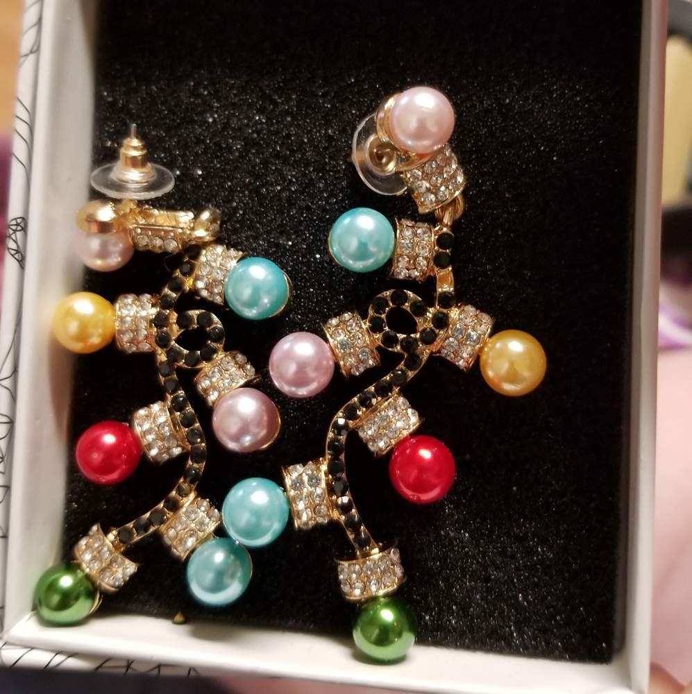 Christmas earrings